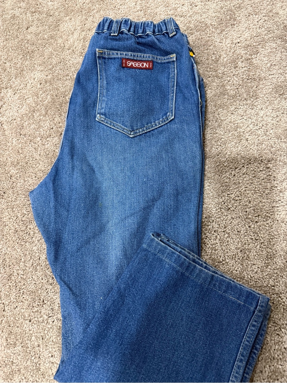 Vintage 80s Sasson Jeans Women's Blue Denim Pants